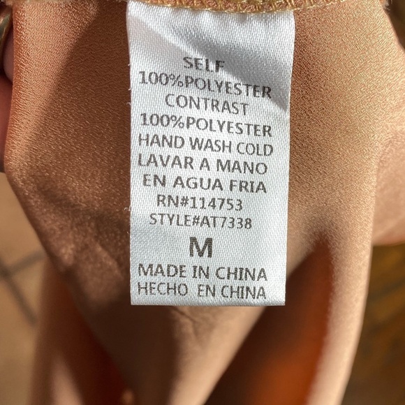 Akira Chicago Red Label Peach Blouse - Picture 8 of 8